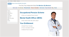 Desktop Screenshot of nhspensionassociation.com